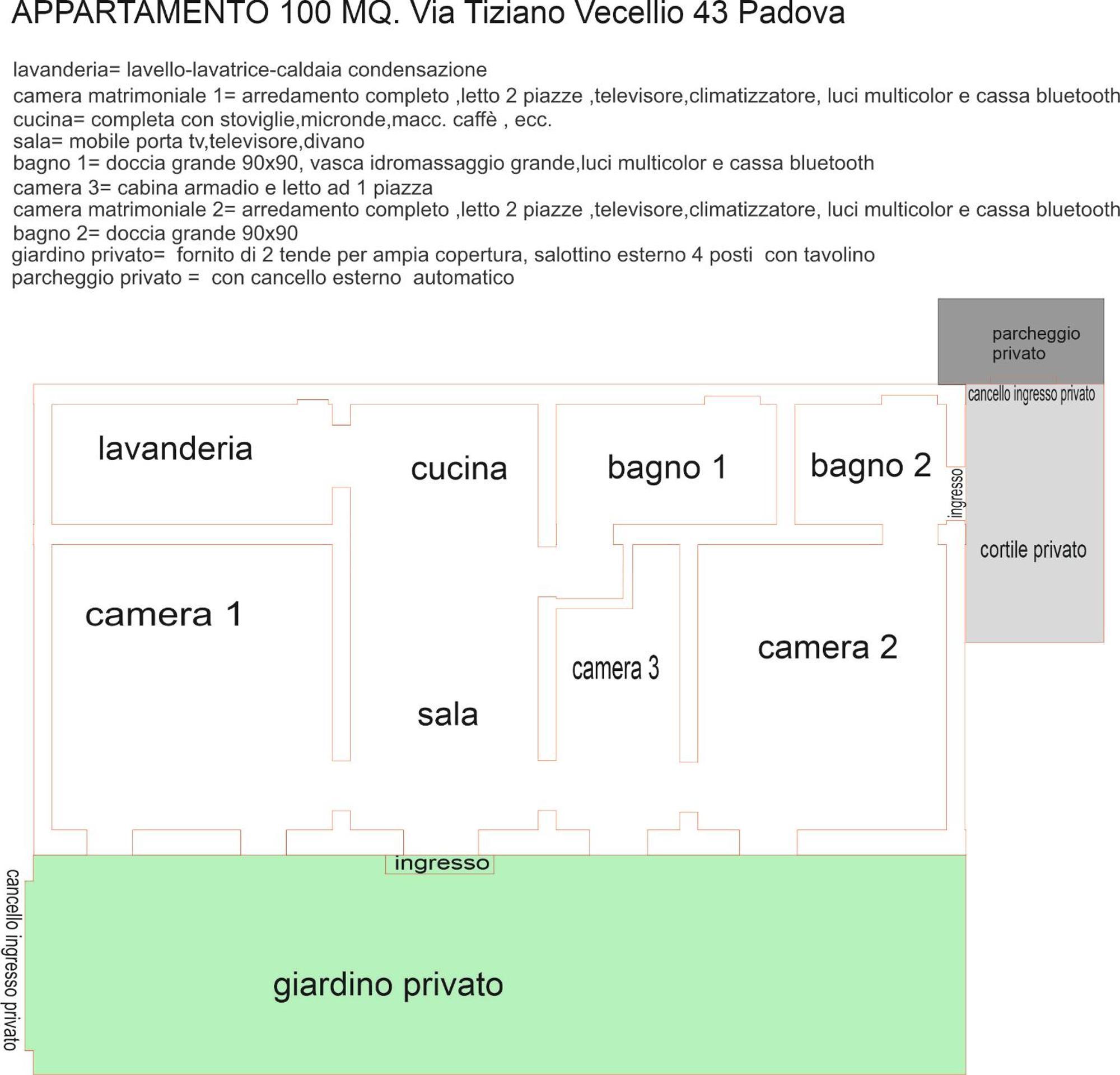 Alloggio M&M Padova Bagian luar foto